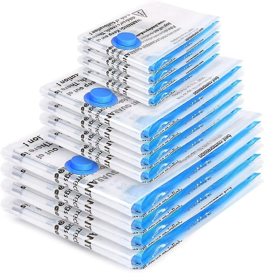 Vacuum Storage Bags Set Of 12 Bags 4 * 100x80 + 4 * 80x60 + 4 * 60x40cm