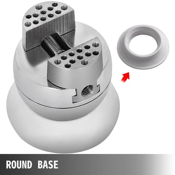3 tums mini gravering boll skruvstäd med komplett tillbehörssats, galvaniserat stål material, vridbar design, justerbara käftar, bred applikation
