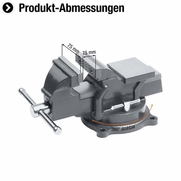 Stycke - klämma - klämma Meister - 5142500 - Roterande skruvstycke,