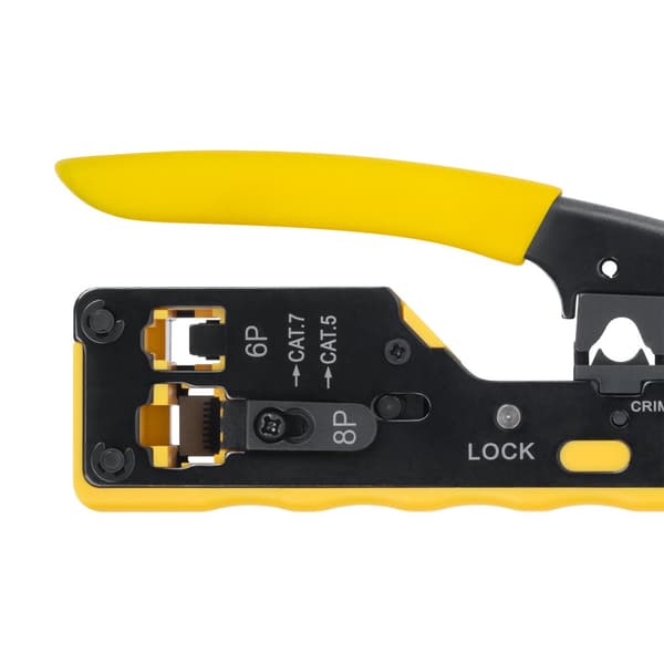 Crimper til RJ45/RJ12 gennemføringspropper