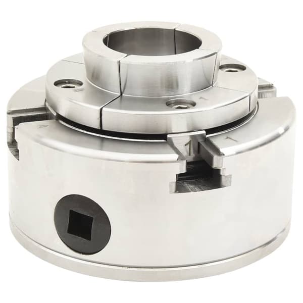 vidaXL 4-backs svarvchuck med M33-koppling stål silver 96 mm -  Skruvtvingar