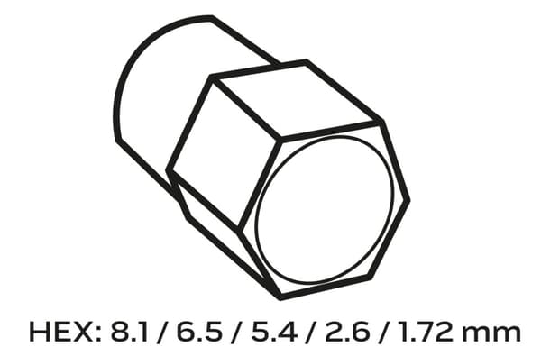 Crimptang til antenneklemmer 1,72-8,1 mm2