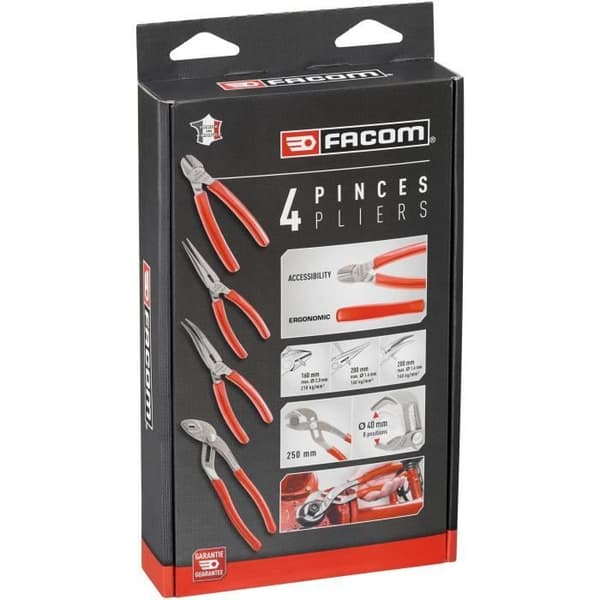 Set med 4 tång - FACOM - GJP.A4PB - Serie G
