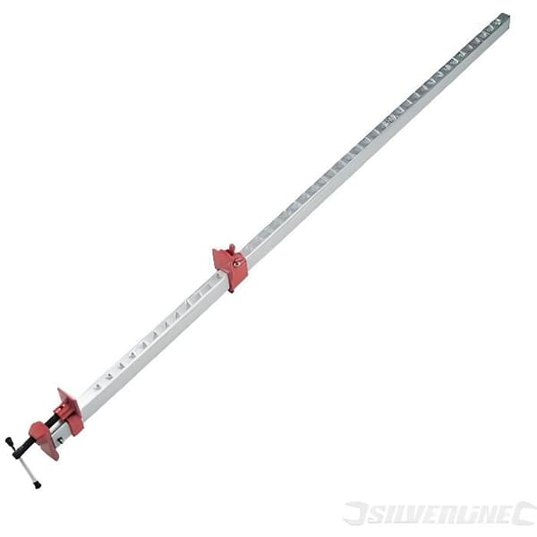 Fast klämma - Ej specificerad - 600 mm - Aluminium - Snabbjustering - Blå färg