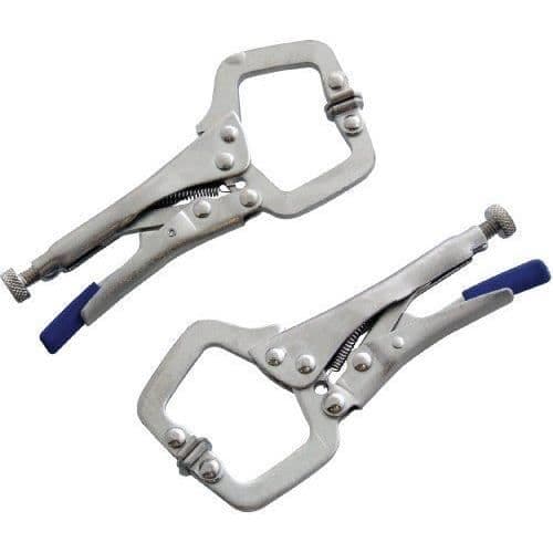 Am-Tech Set med 2 Mini C-Clamps (UK Import)