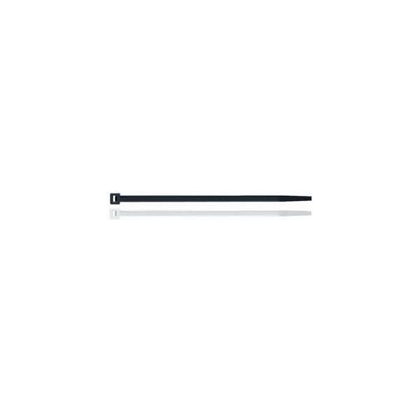 100 st vita buntband i plast 2,5 x 80 mm - BB25080 - Index