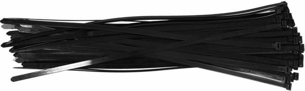 YATO SJÄLVKLÄMANDE PLASTBAND SVART 9,0*550 / 50 st