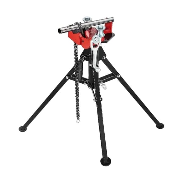 Stål Tripod Kæde Vise, 1/8" - 5" Rørkapacitet, Kompakt & Bærbar, Dobbelt Rørbender