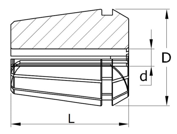 Precision Collet Cage ER32 15-14 mm AA 0,008 mm