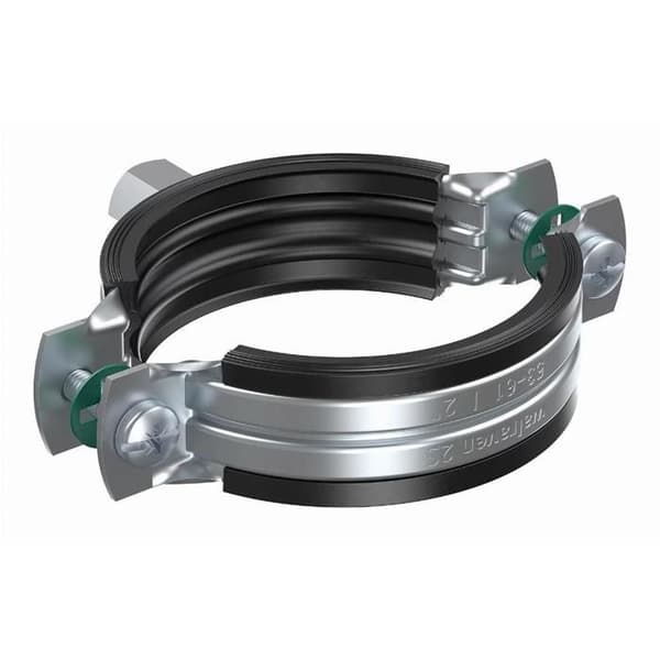 Collier 2S med isogaine WALRAVEN M8/10 Ø138-144 mm - EPDM-gummi - 33435144