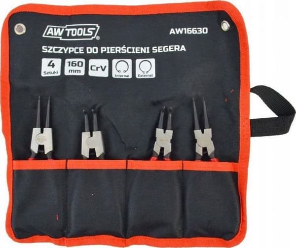 Etau - tving - gräshoppa Awtools - AW16630 - Syklämma 160 mm 4 bitar, fodral ()