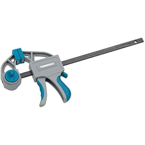 Ferrestock FSKSAM004 Set med 2 enkelmanuell snabbkopplingssergeant med A3 stålstång, ergonomiska handtag, frigöring