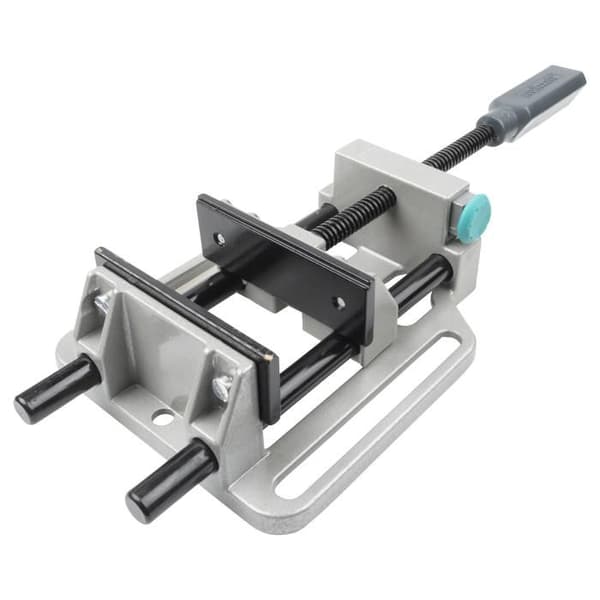 Universalskruvstycke i gjuten aluminium, öppning upp till 100 mm - wolfcraft 3410000
