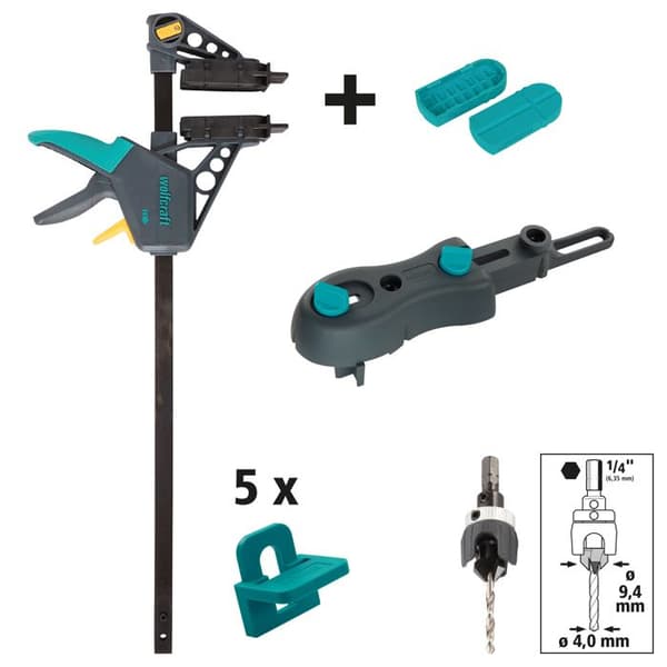 Installationssats för trädäck - wolfcraft 6988000