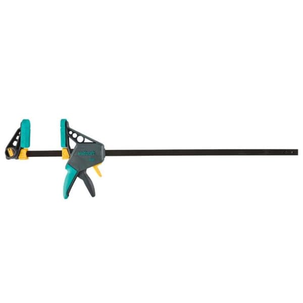WOLFCRAFT EHZ PRO 100-700 enhandsklämma - Öppning 700 mm - Avståndskapacitet 210 till 960 mm