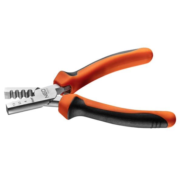 Krymptång för 1,5-6 mm2 (23-13 AWG) anslutningar, 140 mm