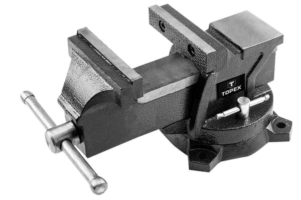 Vridbart låssmedsskruvstycke 125 mm