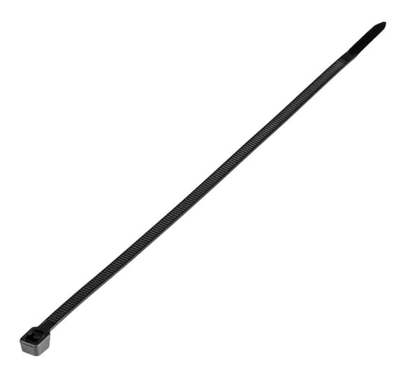 Nippusiteet 3,6 x 200 mm, 100 kpl, musta