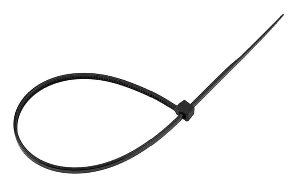 EXTREME buntband 2,5 × 200 mm, svart, 20 st.