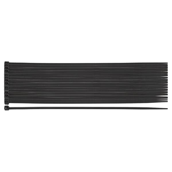 EXTREME buntband 2,5 x 200 mm, svart, 100 st.