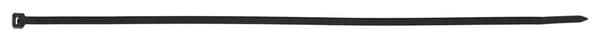 EXTREME nippusiteet 3,6 x 200 mm, musta, 100 kpl.