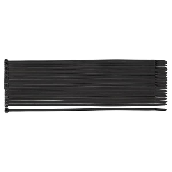 EXTREME nippusiteet 3,6 x 200 mm, musta, 100 kpl.