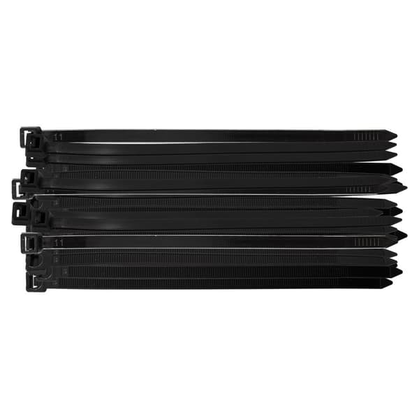 EXTREME kabelbindere 7,6 × 200 mm, sort, 50 stk.