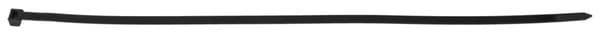 EXTREME buntband 7,6 × 400 mm, svart, 50 st.