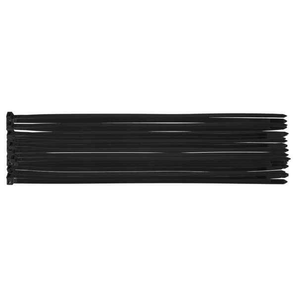 EXTREME buntband 7,6 × 400 mm, svart, 50 st.