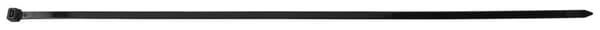 EXTREME nippusiteet 9,0 × 650 mm, musta, 50 kpl.