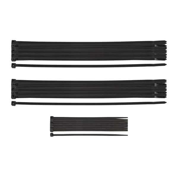 EXTREME svarta buntbandsset 75 st.