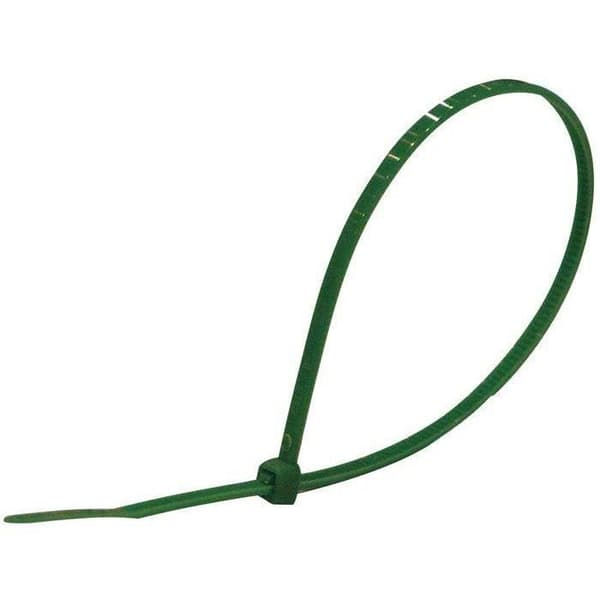 Collier 200x2.5mm grön 100.sc