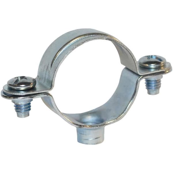 Sats med 5 stycken enkla BOUTTE-fästen - D: 12 mm - Gråsilver