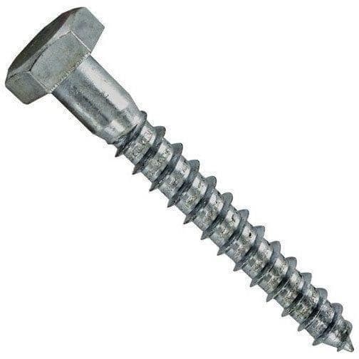 Tirefond 8 x 60 mm - förzinkad stål - paket om 35