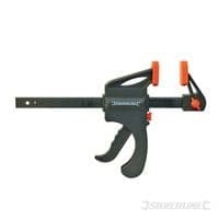 Enhands snabbklämma 150 mm VC100 - SILVERLINE - 34 mm djupkapacitet - Nylon