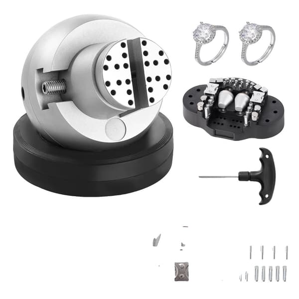 Ball Vise 5 Tommer, 360° Rotation, Højkvalitets Stål Konstruktion,360 Grad Rotation