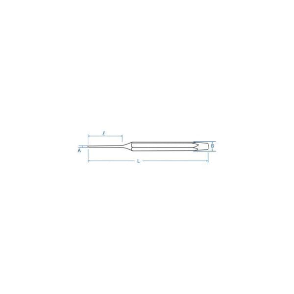 KING TONY 7640305 Chasse-Goupilles Standard, 3 mm