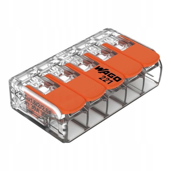 WAGO lynkobling 5x 0,5-6 mm