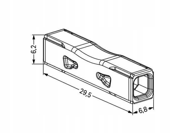 WAGO hurtigkobling 2x 0,75-4 mm