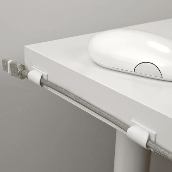 D-Line kabelklämmor - organisera dina kablar - buntband - vit, set med 20 delar - CTCLIP20PK