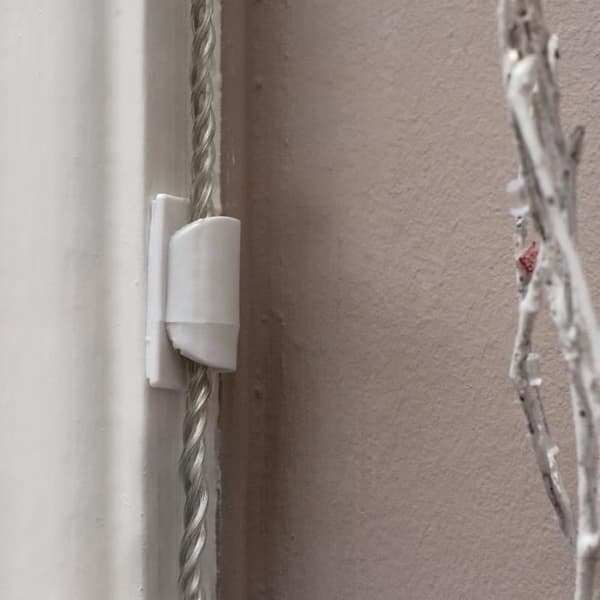 D-Line kabelklämmor - organisera dina kablar - buntband - vit, set med 20 delar - CTCLIP20PK