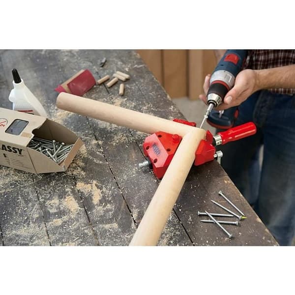 Vinkelklämma - Bessey - WS6 - Justering av olika delar - Vinkelmontering - Ergonomiskt handtag