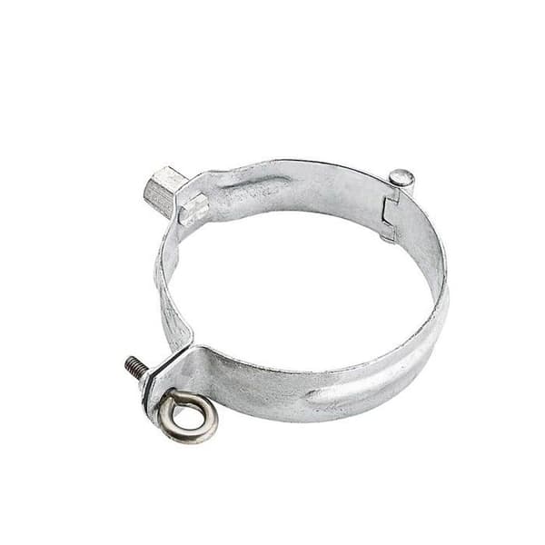 Dachrinnen-shop.de - 10011207003-50224 - Slangklämma M10 (normalt stål, varmförzinkad, DN76)
