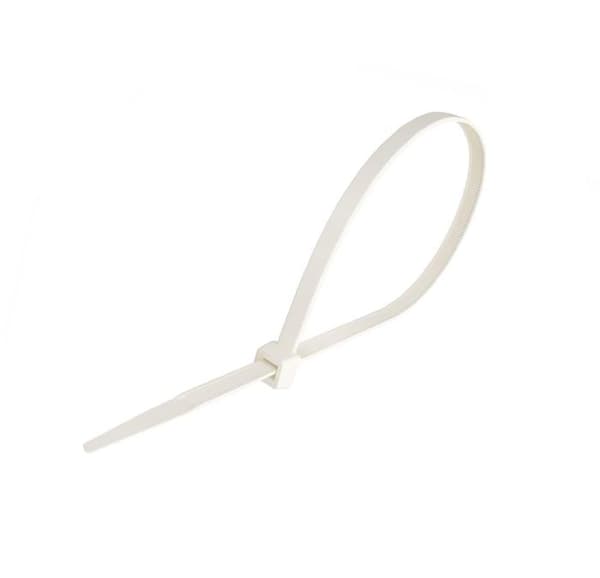 Kopplingsring - circlip Kippen - 9014AK - Paket med 100 vita kopplingsringar för kablage 100 x 2,5 mm.