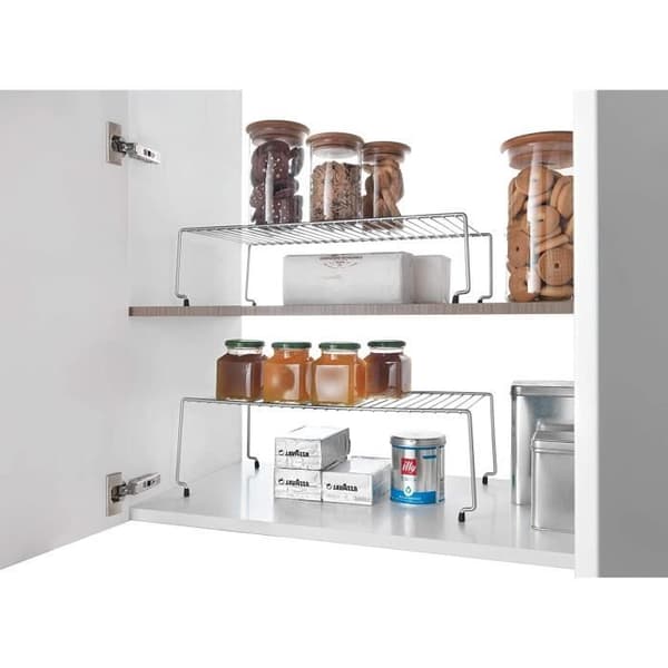 Diskställ - Metaltex - Sky - Stapelbar - 2 st - Silvermetall 47 cm