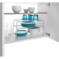 Miniatyrbild 2 av 5: Diskställ - Metaltex - Sky - Stapelbar - 2 st - Silvermetall 47 cm