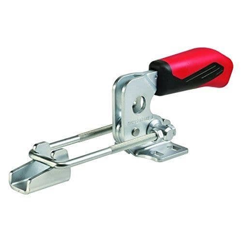 AMF Horisontell Hook Toggle Clamp (6848H-) - Silver Röd Svart