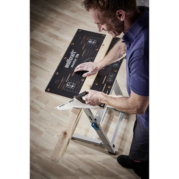 Handsåg - WOLFCRAFT - Bladlängd 350 mm - För gipsskivor, plast och trä