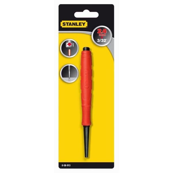 Chasse clou Dynagrip STANLEY 2.4 mm Röd - 0-58-913