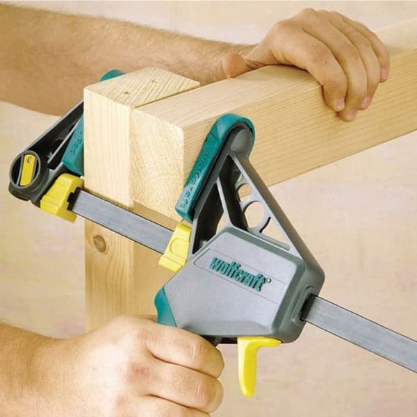 EHZ PRO Enhandsklämma - wolfcraft - Öppning 300 mm, projektion 100 mm - 3031000